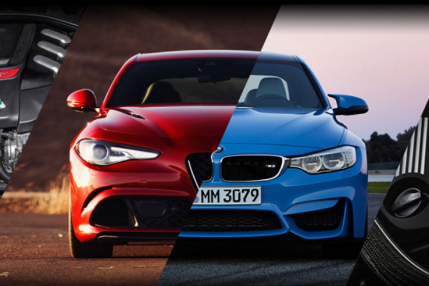 Bmw plus. Alfa Romeo vs BMW. Alfa Romeo vs BMW m5. Альфа Ромео Квадрифолио и БМВ 4. Alfa Romeo концепт vs BMW m5.