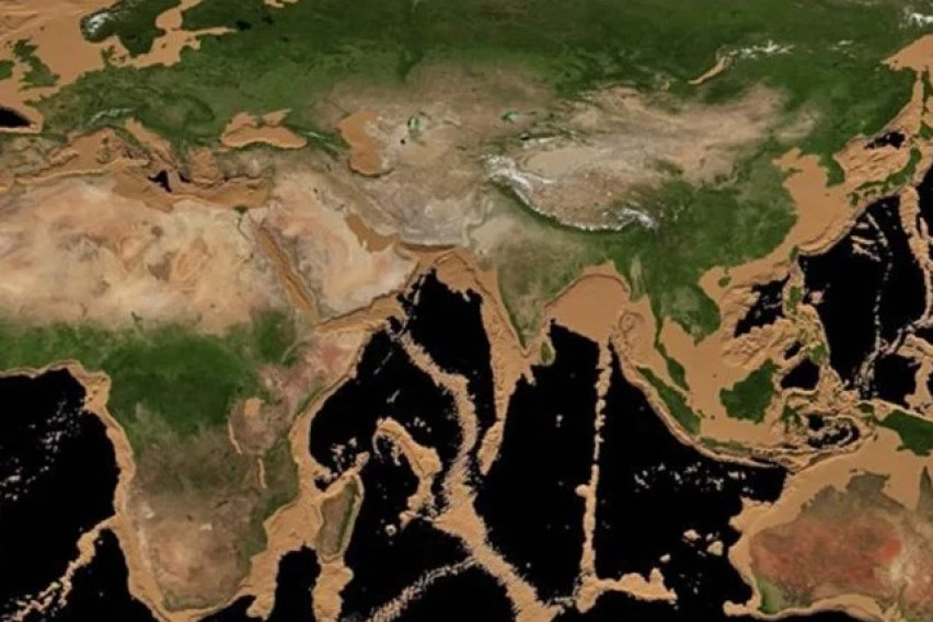 3d карта земли. Карта планеты без воды. Земля 12000 лет назад. Земная поверхность земли в будущем. Земля до нашей эры фото.