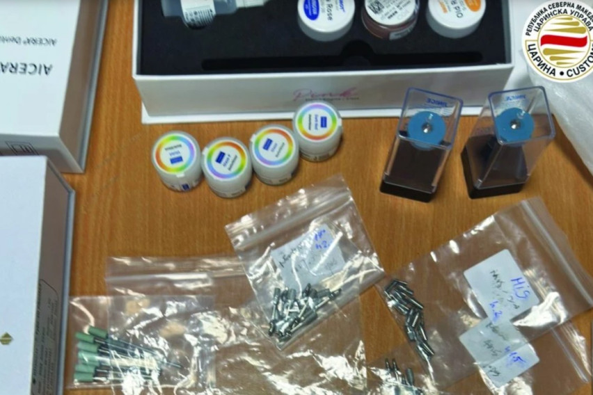 [ФОТО] Турски државјанин се обидел во Македонија нелегално да внесе 116 забни импланти: поднесена кривична