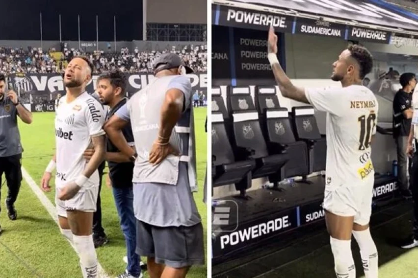 [ВИДЕО] Нејмар во расправија со навивачите