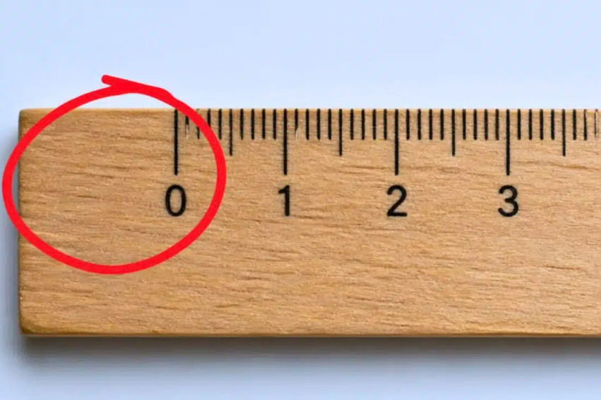 [ФОТО] Илјадници луѓе на социјалните мрежи расправаат за линијар: Знаете ли зошто постои простор пред нулата и за што служи?