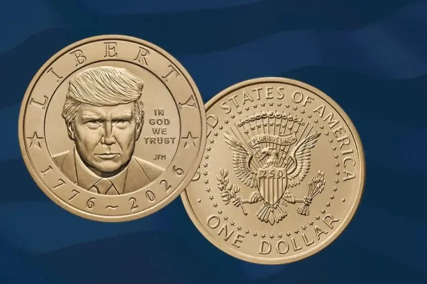 Издадена монета од 1 долар со ликот на Трамп: сите залихи се распродадени