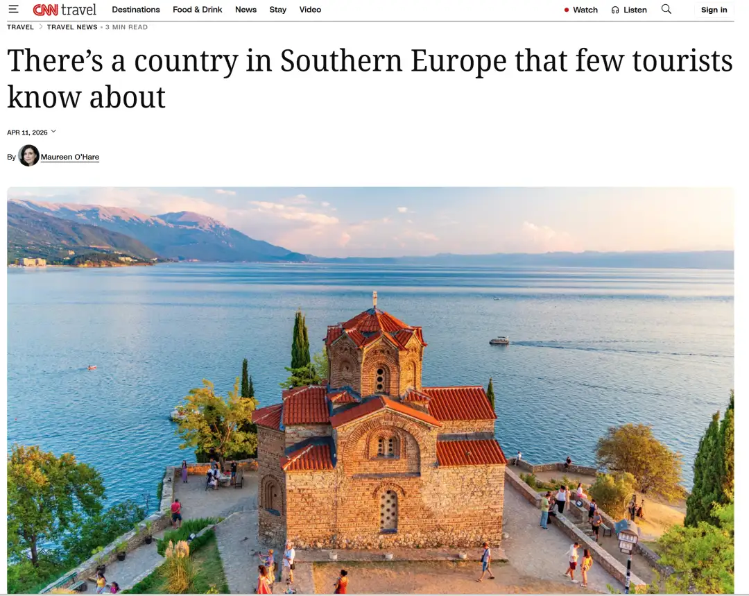 „Впечатливи природни пејзажи, разновидна кујна и исклучителни вина“: „CNN“ ја опишува Македонија како потценета европска туристичка дестинација