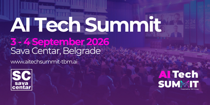 AI Tech Summit 2026 ќе се одржи на 3 и 4 септември во Сава Центар во Белград